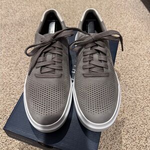 Cole Haan Men's GrandPrø Rally Laser Cut Sneaker Ironstone Style C31220